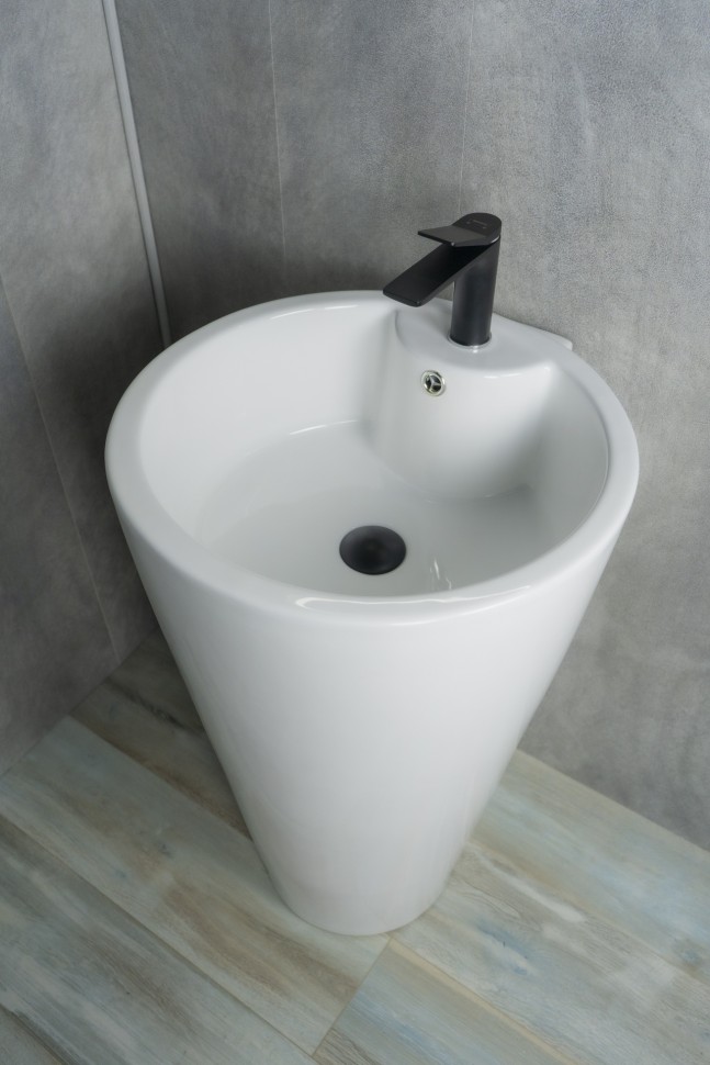 Раковина Gid Nb136 81105 накладная белая 50x53x80