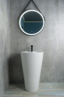 Раковина Gid Nb136 81105 накладная белая 50x53x80