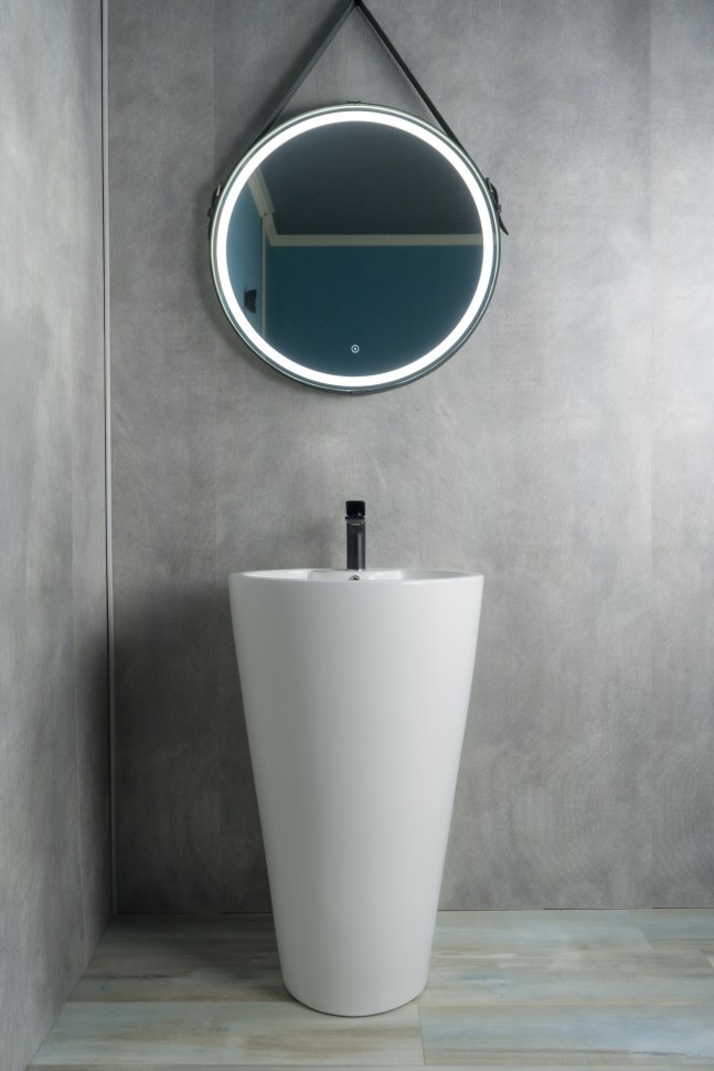 Раковина Gid Nb136 81105 накладная белая 50x53x80