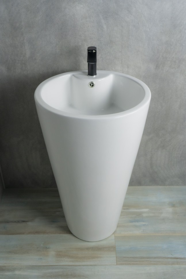 Раковина Gid Nb136 81105 накладная белая 50x53x80