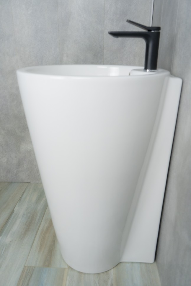 Раковина Gid Nb136 81105 накладная белая 50x53x80