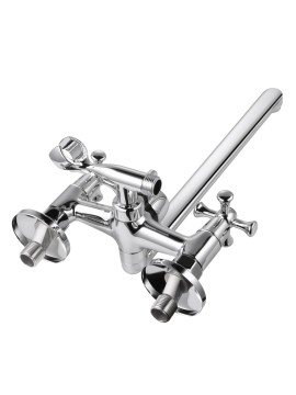 Смеситель для ванны с длинным изливом и гарнитуром OSGARD ORIT 83236