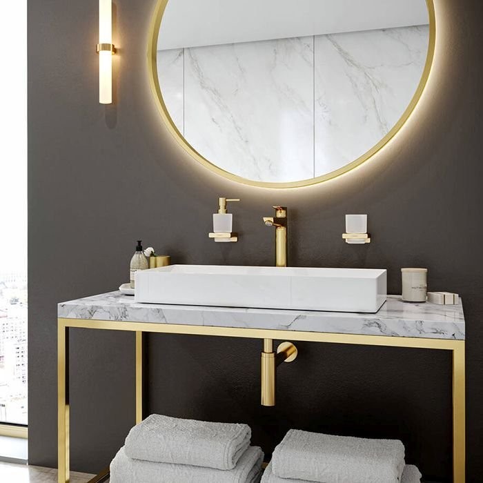 Диспенсер для жидкого мыла Hansgrohe AddStoris полированное золото 41745990