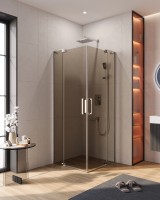 Душевой уголок CEZARES SLIDER-A-2-80/90-BR-Cr