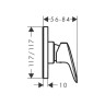 Смеситель Hansgrohe Logis хром (71604000)