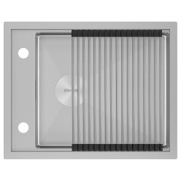 Мойка нерж. сталь SHELF 58 UNI, PM725846-BS, брашированная нерж.сталь, 580х460мм, Paulmark  