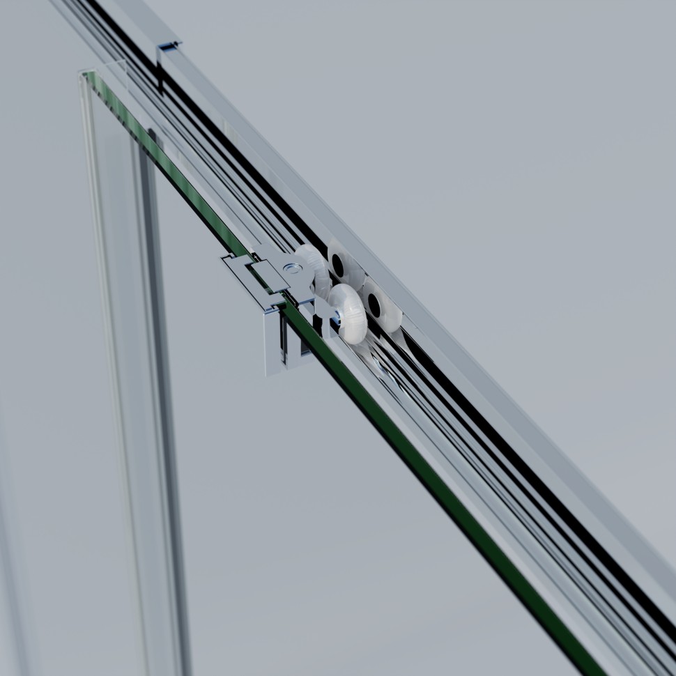 Душевой уголок Rapid-N VSS-3RN9011E10CL, (800-900)x(1000-1100), хром, стекло прозрачное