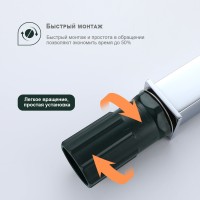 Смеситель Splenka для умывальника S01.10 Хром