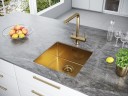 Мойка нерж. сталь GERBERG 44 UNI, PM254444-BG, брашированное золото, 440х440мм, Paulmark