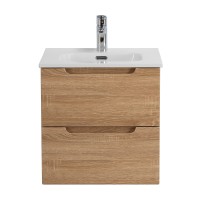 База под раковину подвесная BelBagno ETNA-500-2C-SO-WO Rovere Bianco