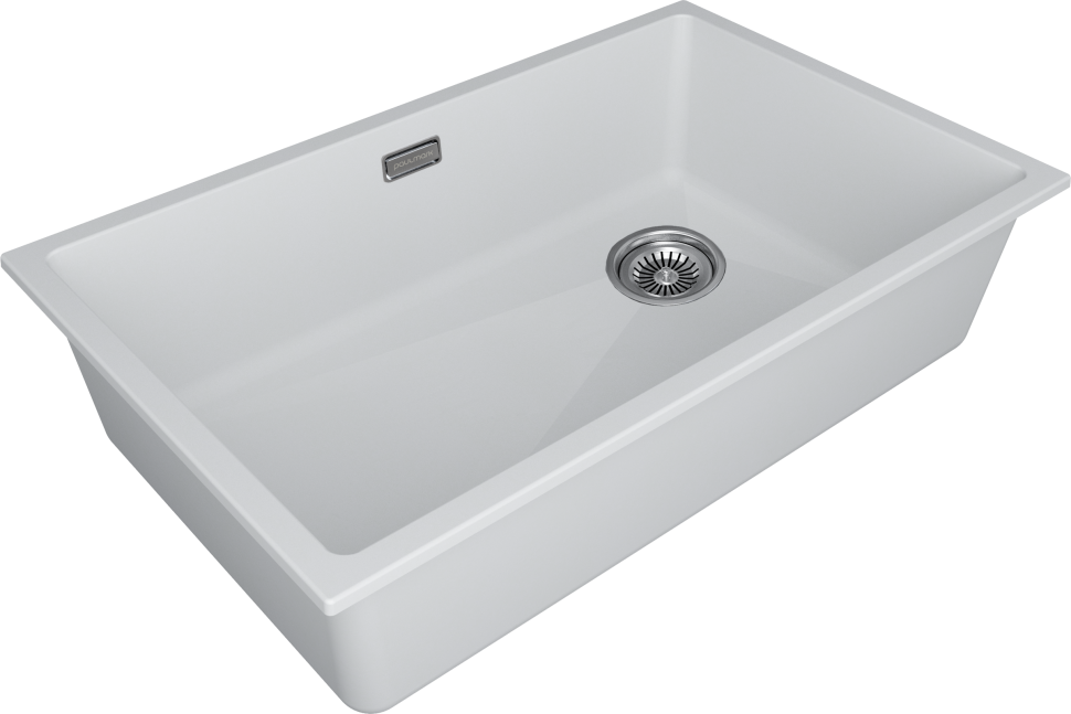 Мойка LUMI 74UNI-SKEW, IT-GRANIT, LU74SK-WH, белый, 740х440, Paulmark