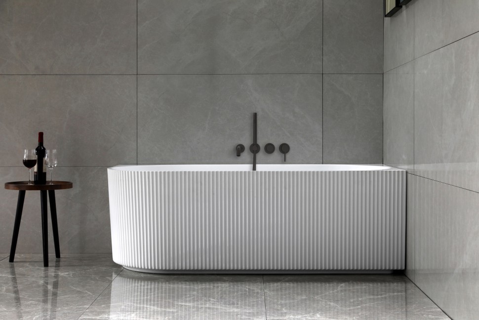 Ванна акриловая Vincea VBT-428-1700R, 1700*800*580, цвет белый, правая, щелевой перелив