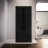 Душевая перегородка Veconi Korato KR-90BB, 1200x2000, черный, стекло черное