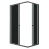 Душевое ограждение Niagara Eco NG-1012-14QT (120х80х190) прямоугольник,раздвижное,черный,стекло тонированное,1 место
