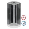 Душевая кабина Niagara Eco NG-4502-14 (100х100х215) низкий поддон(13см),стекло мозаика,3 места