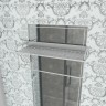 Душевая кабина Niagara Luxe NG-7799WBK (90x90х210) низкий поддон(15см),дверь распашная,стенки серебро,без крыши,4 места