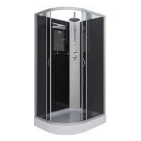 Душевая кабина Niagara Classic NG-3512-14RBKT (120х80х210) низкий поддон(13см),стекло тонированное,3 места