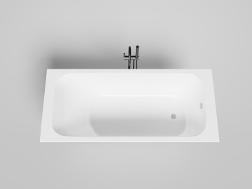 Ванна встраиваемая ORLANDA 180x80 покраска по RAL полностью S-Stone Матовое