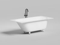 Ванна встраиваемая ORNELLA 170x80 KIT покраска по RAL полностью S-Sense Глянцевое