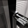Душевой угол Veconi Premium Trento PTC-SP-30GR, 1300х900x2000, брашированный графит, стекло прозрачное