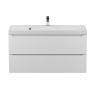 Тумба под раковину для ванной Uperwood Tanos 100 см, подвесная, белая матовая