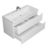Тумба под раковину для ванной Uperwood Tanos 100 см, подвесная, белая матовая