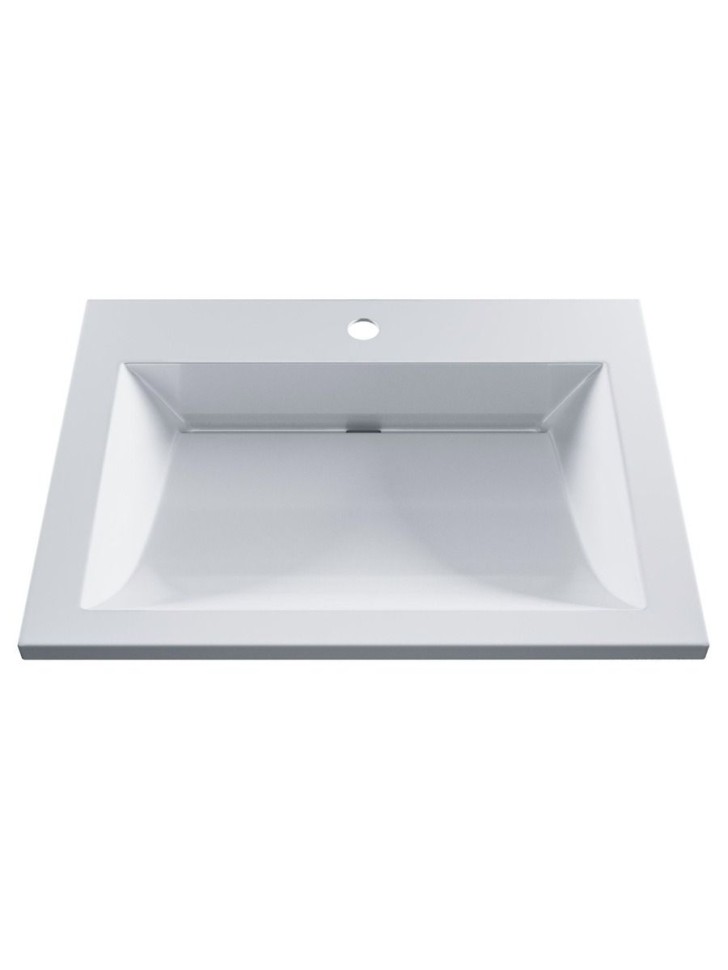 Раковина для ванной Uperwood Self 80х45х13,5 см, белая глянцевая