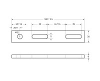 Комплект кронштейнов для крепления ног BELBAGNO BB04-SUP