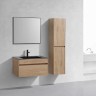 База под раковину Chiara 800 подвесная, 1 выкатной ящик soft-close, N.Oak