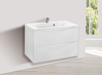 База под раковину Mia 750 подвесная, 2 выкатных ящика soft close, G.White