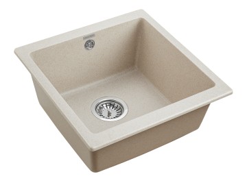Мойка GERA 50, IT-GRANIT, PM104546-BE, бежевый, 445х460, подст. мон. Paulmark