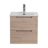 База под раковину подвесная BelBagno ETNA-500-2C-SO-RG Rovere Grigio