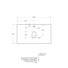 Столешница из керамогранита BelBagno KEP-80-MGL Marmo Grigio Lucido