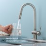 Смеситель Splenka для кухни с выдвижным изливом S204.49.05 Сатин
