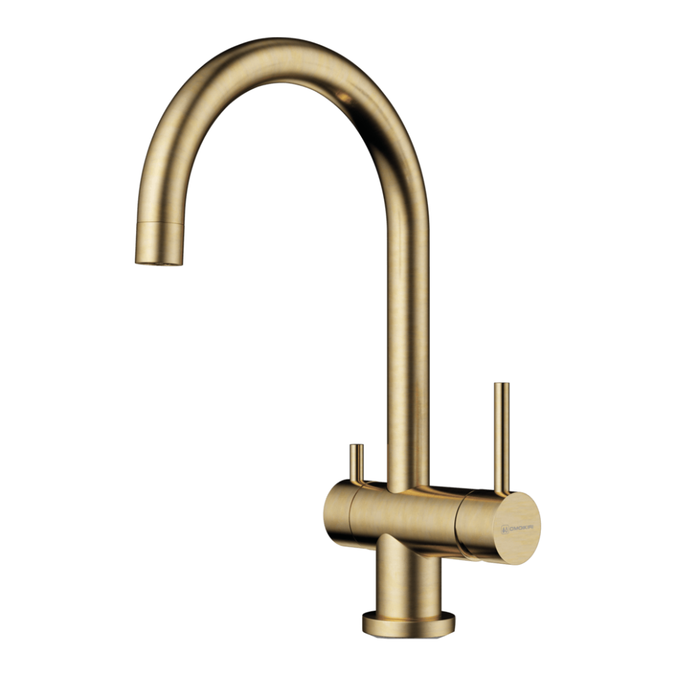 Смеситель для кухни Omoikiri Yamada-AB-022 латунь/античная латунь