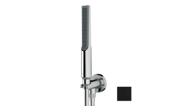 Душевой комплект BOSSINI Apice CE3004C.073 с душем-палочкой, держателем и шлангом, чёрный матовый