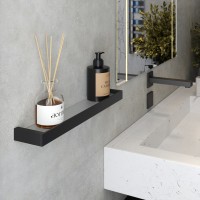 Полка в ванную стеклянная Timo Petruma 15272/03 черный