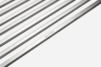 Ролл-мат PRO, R405-BS, брашированная нерж.сталь, 330х405мм, Paulmark