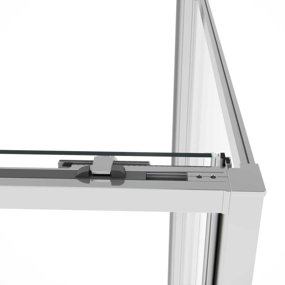 Душевой уголок Slim Soft VSR-1SS8011CL, 1100*800, хром, стекло прозрачное