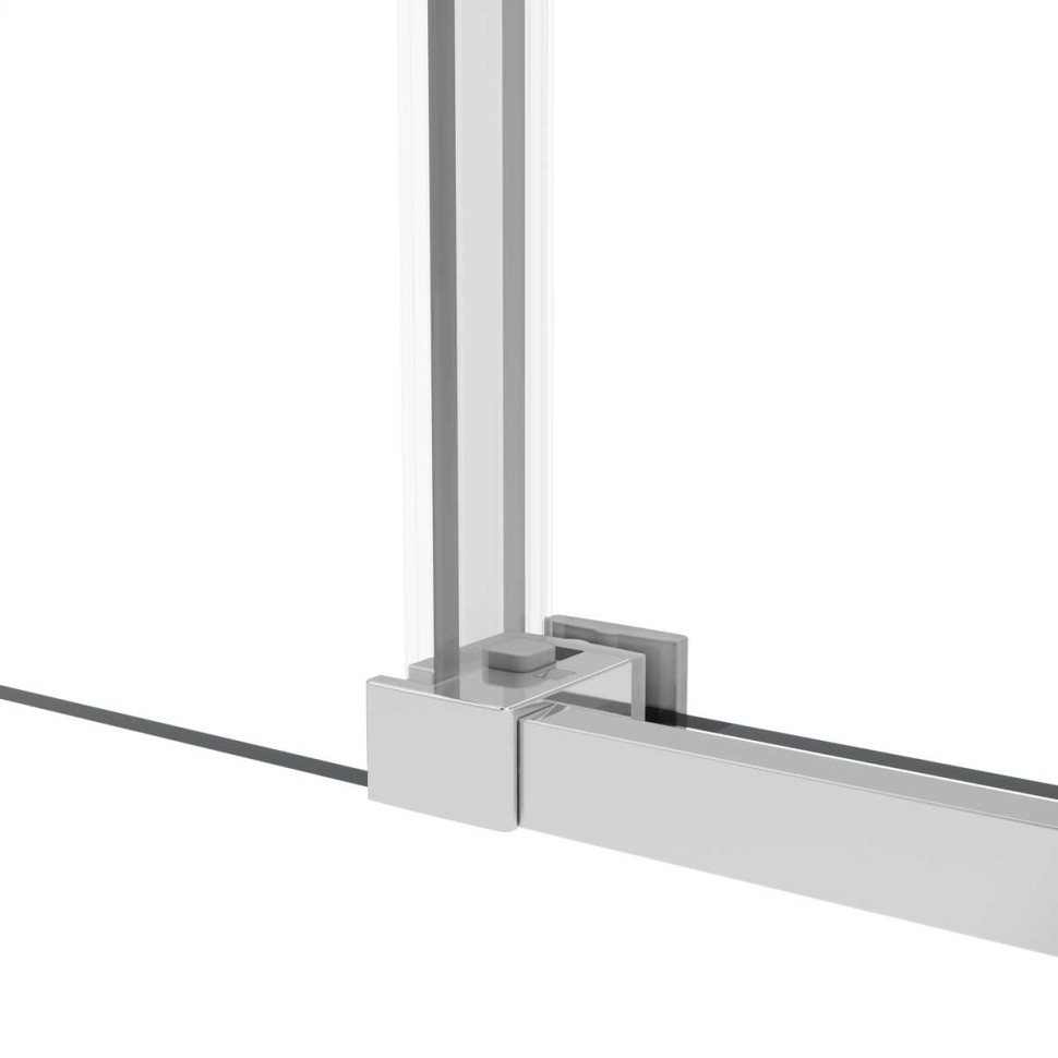 Душевой уголок Slim Soft VSR-1SS8011CL, 1100*800, хром, стекло прозрачное