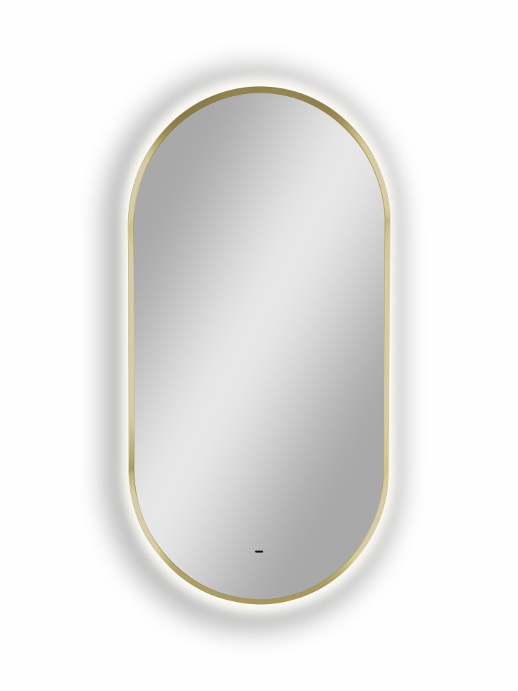 Зеркало для ванной Uperwood Next LED 50*100, бесконтактный сенсор, золотое