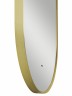 Зеркало для ванной Uperwood Next LED 50*100, бесконтактный сенсор, золотое