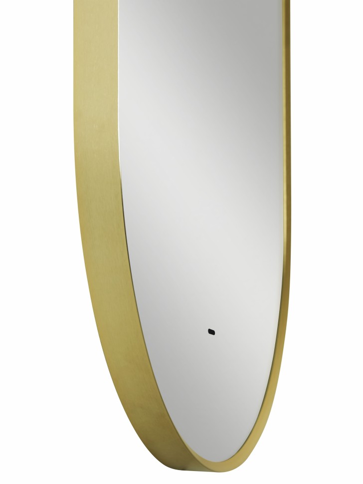 Зеркало для ванной Uperwood Next LED 50*100, бесконтактный сенсор, золотое