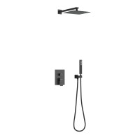 Душевой комплект BERGES VENTAS 2S BLACK, черный матовый