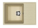 Кухонная мойка из искусственного камня Uperwood ECON UPD-506-002, прямоугольная, бежевая матовая