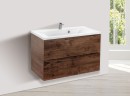 База под раковину Mia 750 подвесная, 2 выкатных ящика soft close, R.Wood