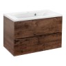 База под раковину Mia 750 подвесная, 2 выкатных ящика soft close, R.Wood