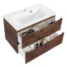 База под раковину Mia 750 подвесная, 2 выкатных ящика soft close, R.Wood