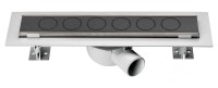 Душевой лоток SAY OPTIMA 601.80.B.M.S.NSN, 80 см, матовый черный