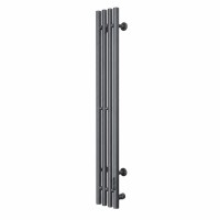Полотенцесушитель электрический Оттимо Вертикaле 1515120GRR4EN 15*120 диммер R, графит  